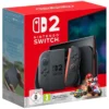 1 Consola Nintendo Switch 2 azul claro y rojo claro + Mario Kart World (código)