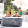 Spa hinchable de pizarra para 4 personas