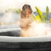 Spa hinchable de pizarra para 4 personas