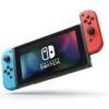 3196018_scrmax Nintendo Switch 1.1 con 1 Joy-Con rojo neón + 1 Joy-Con azul neón