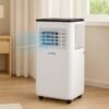 Aire acondicionado portátil 3 en 1 de 9000 BTU con funciones de enfriamiento, deshumidificación y