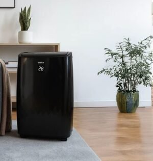 Aire acondicionado portátil 3 en 1 de 12000 BTU con funciones de refrigeración y deshumidificación