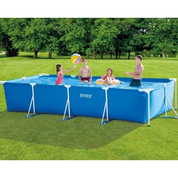 6 Piscina Intex con marco rectangular 28273NP