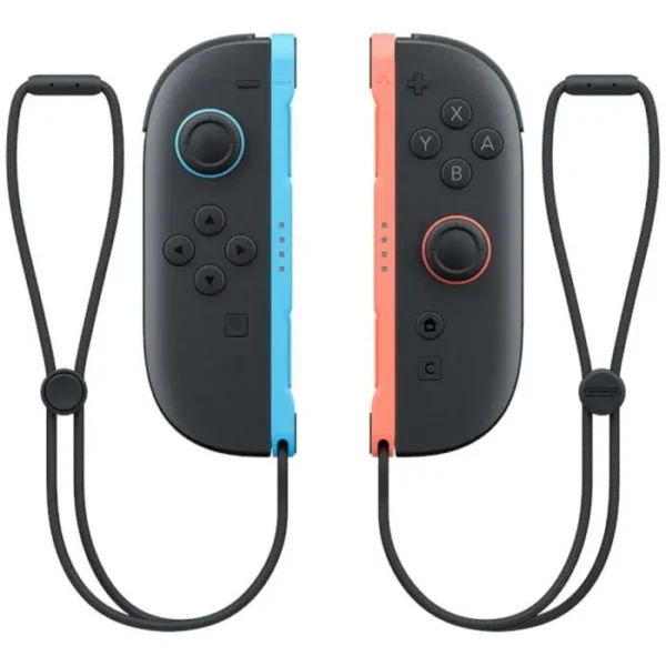 7 Consola Nintendo Switch 2 azul claro y rojo claro + Mario Kart World (código)