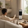 Aire acondicionado portátil 3 en 1: potente refrigeración.
